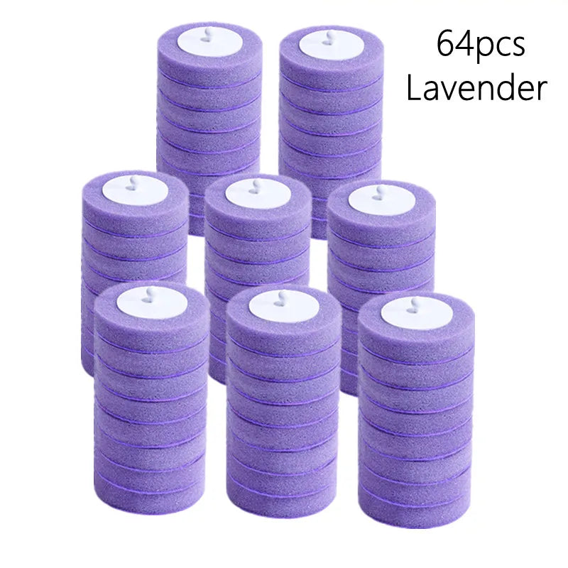 Disposable Toilet Brush Replacement Heads (3 Colors)