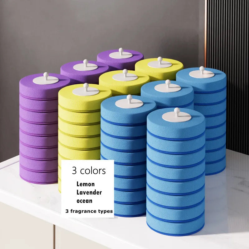 Disposable Toilet Brush Replacement Heads (3 Colors)