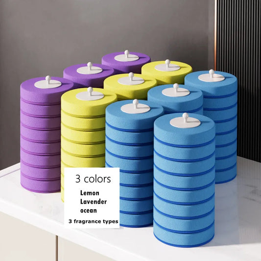 Disposable Toilet Brush Replacement Heads (3 Colors)