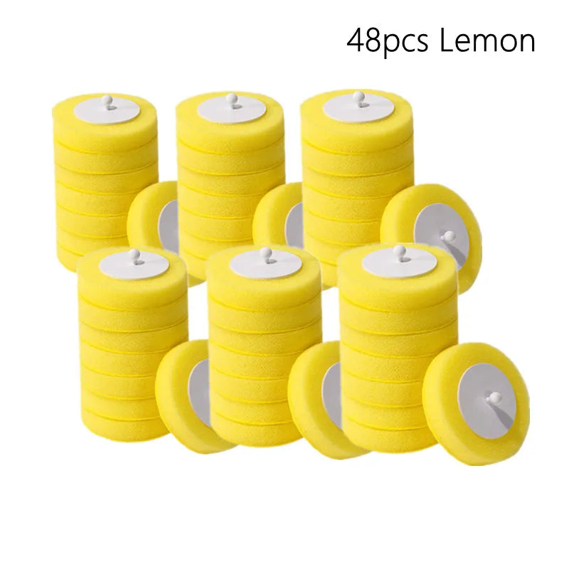 Disposable Toilet Brush Replacement Heads (3 Colors)