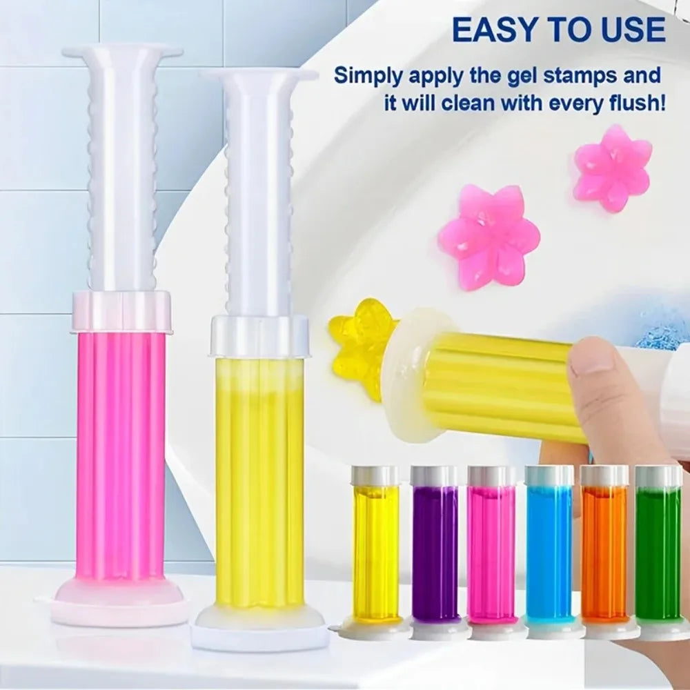 Flower Shaped Toilet Gel Fresheners