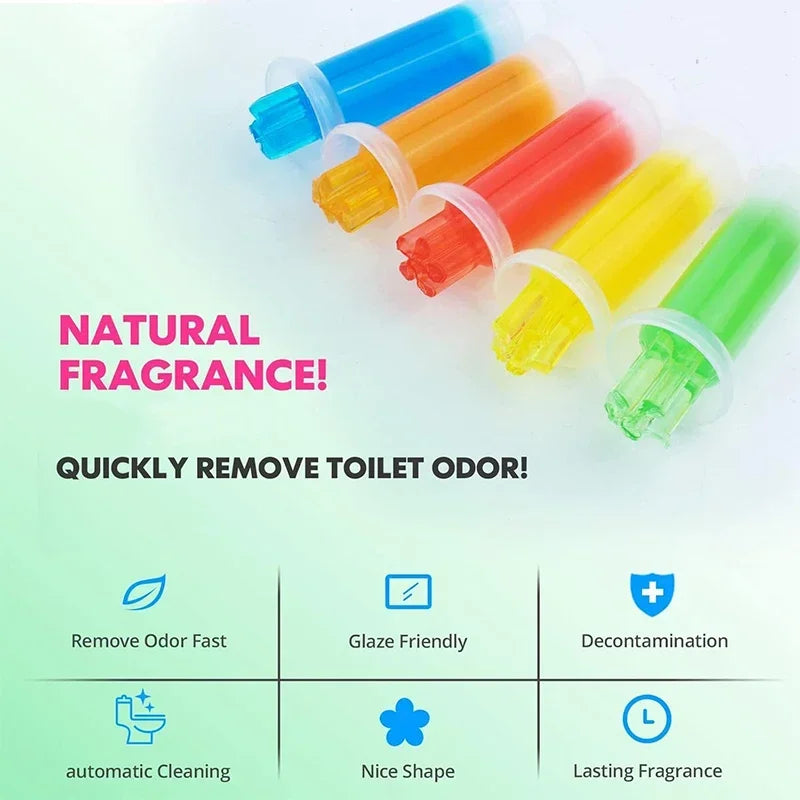 Flower Shaped Toilet Gel Fresheners