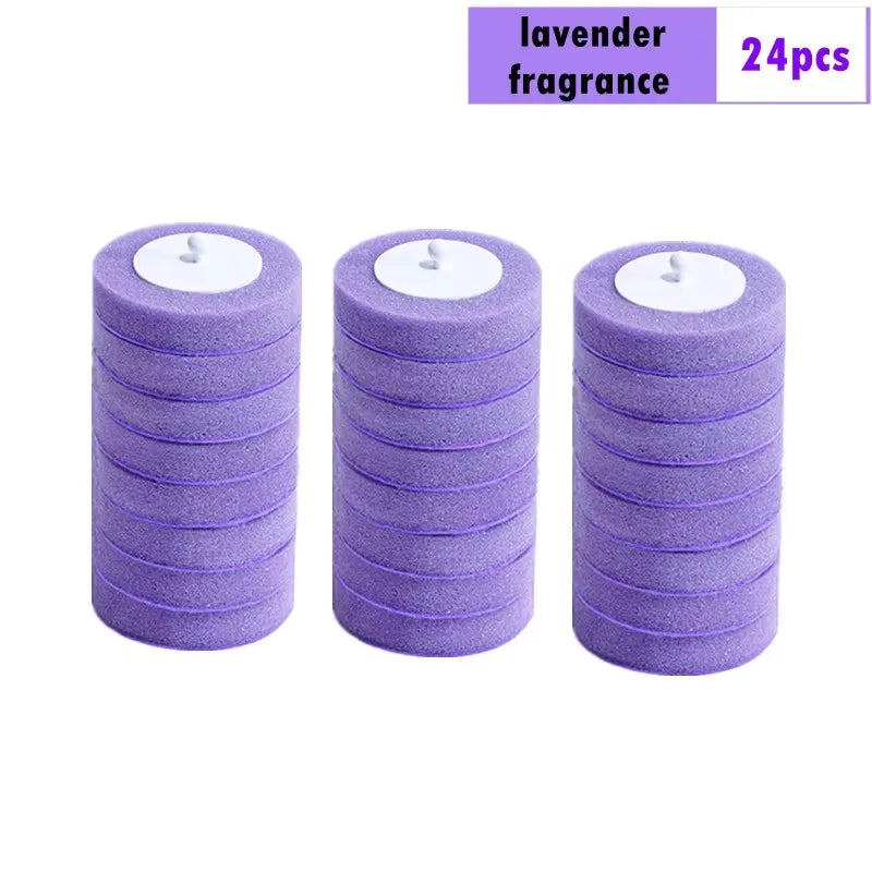 Disposable Toilet Brush Replacement Heads (3 Colors)