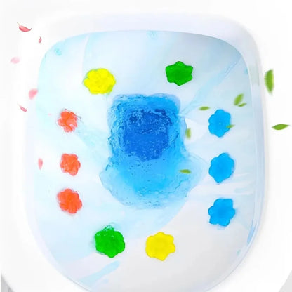 Flower Shaped Toilet Gel Fresheners